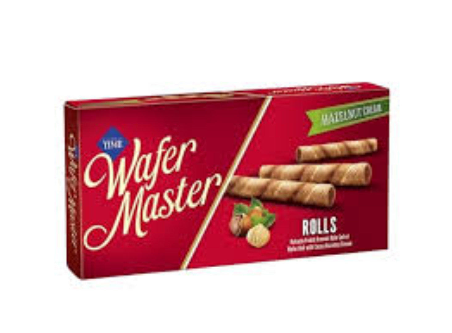 WAFER MASTER HAZELNUT CREAM ROLLS 65G